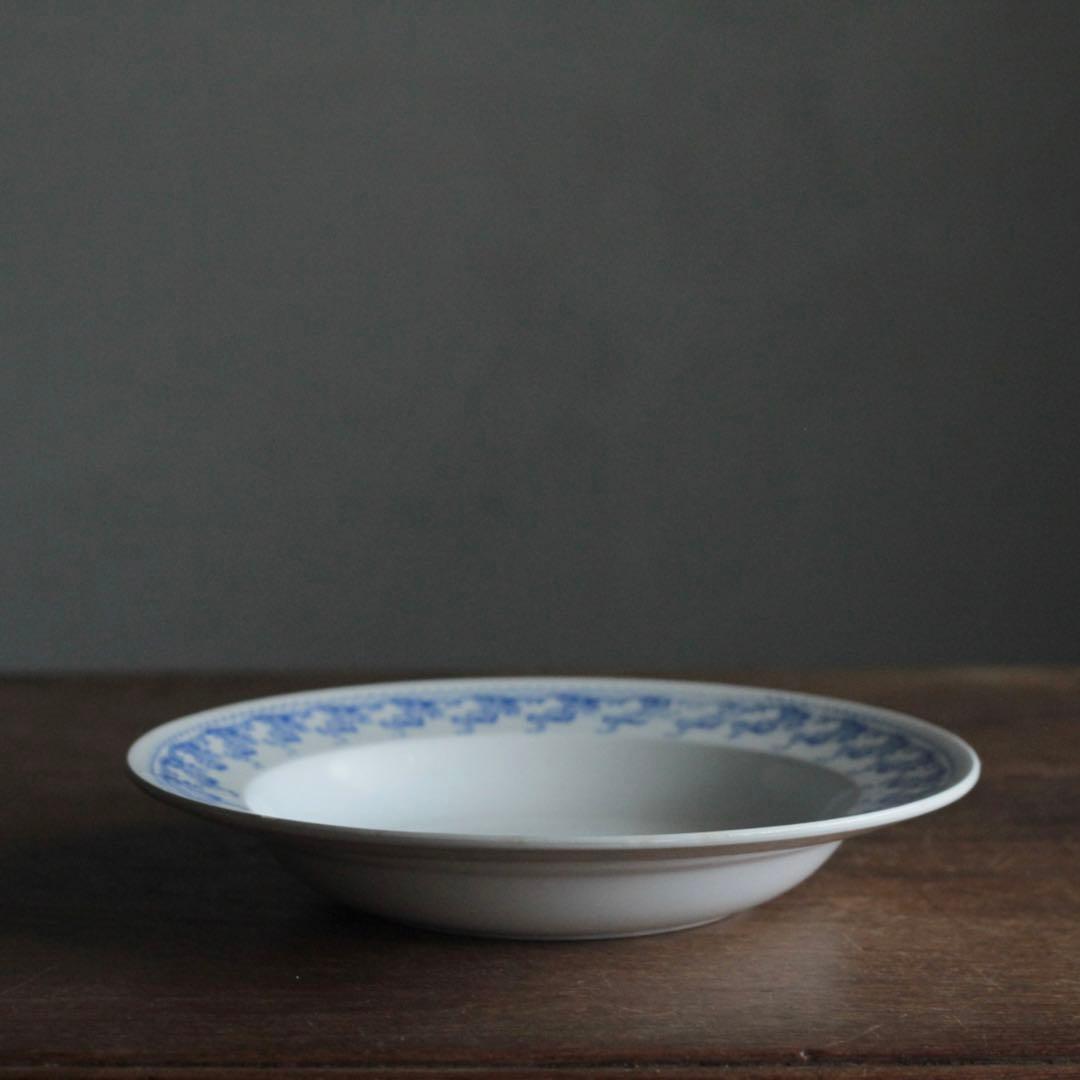 ベルギー ボッホ スーププレート 皿 古道具 アンティーク ブロカント