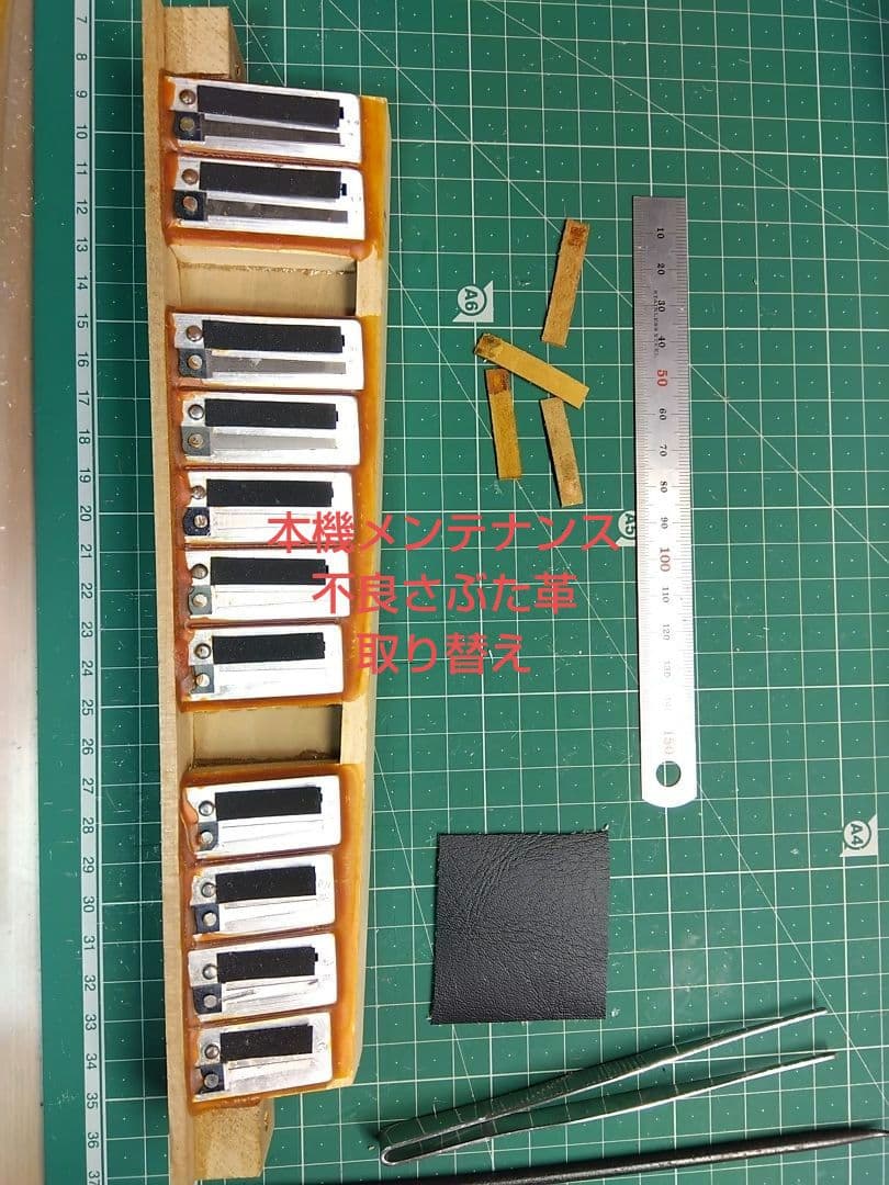 【大幅メンテ完了】 トンボ ソプラノアコーディオン No.250 赤（即演奏可）