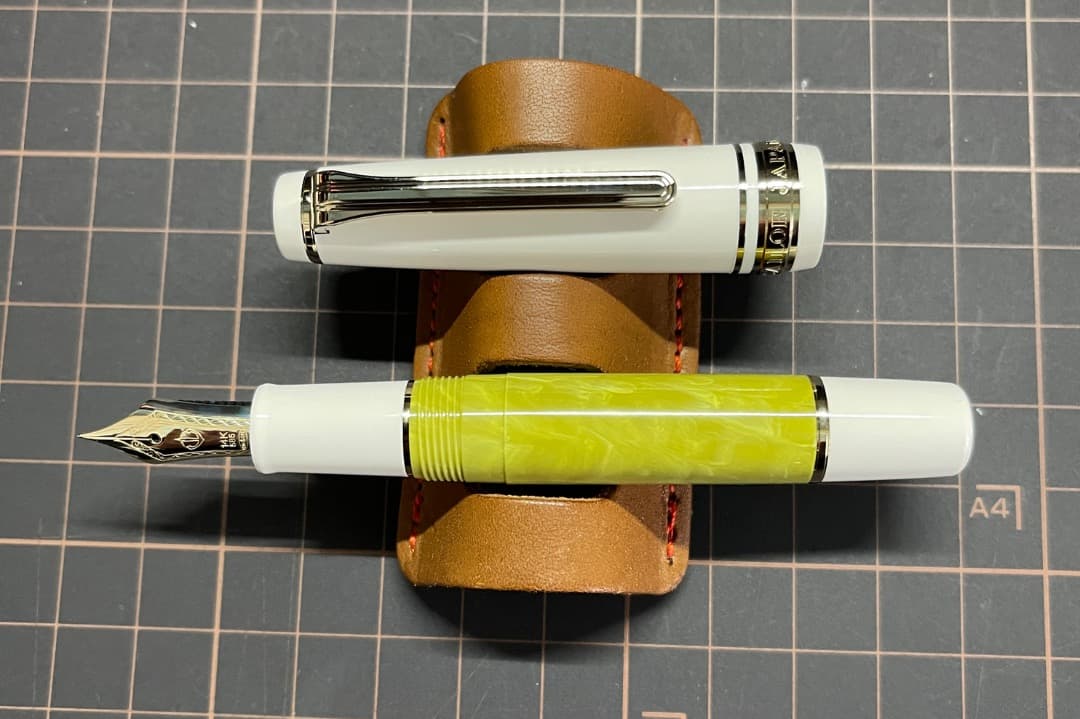 セーラー万年筆　ランコントル　ピスタッシュ　MF（中細）