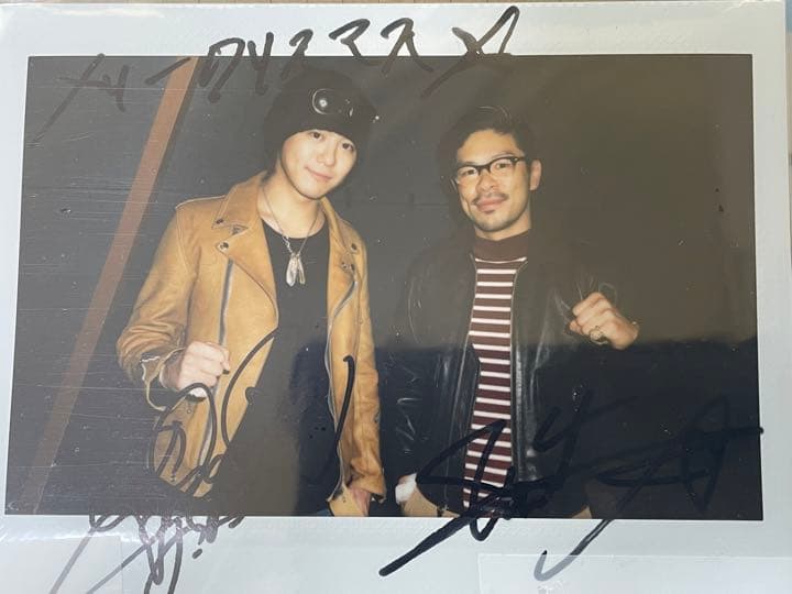EXILE TAKAHIRO MATSU 直筆サイン入りポラロイド