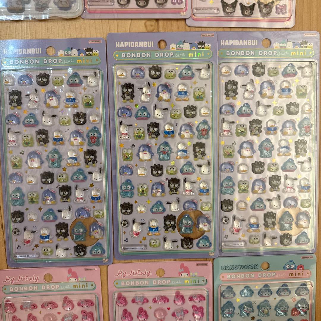 キ*ー様 ボンボンドロップシール サンリオ mini おはじきシール プチドロッ