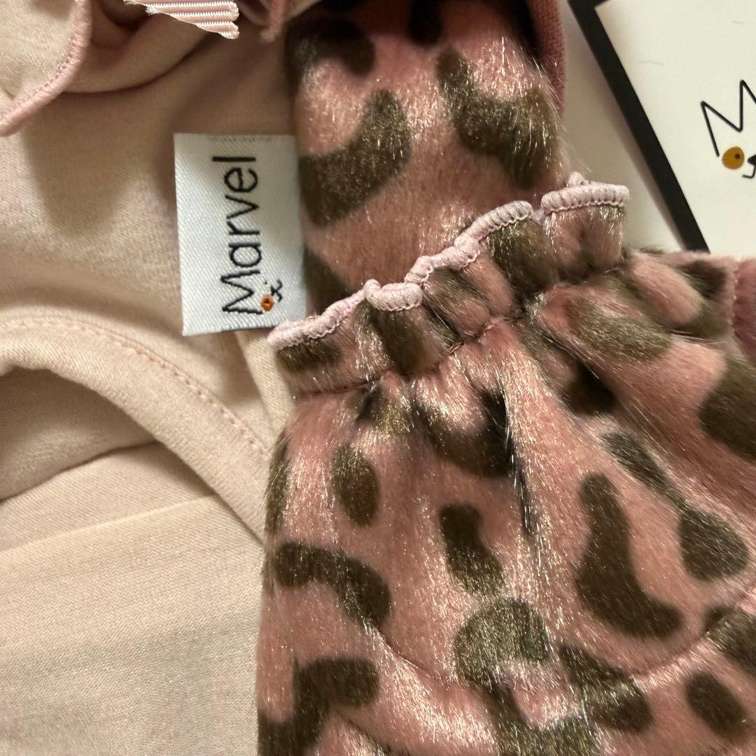 新品タグあり　marvel マルベル　ピコネ　レオパードワンピース　サイズS