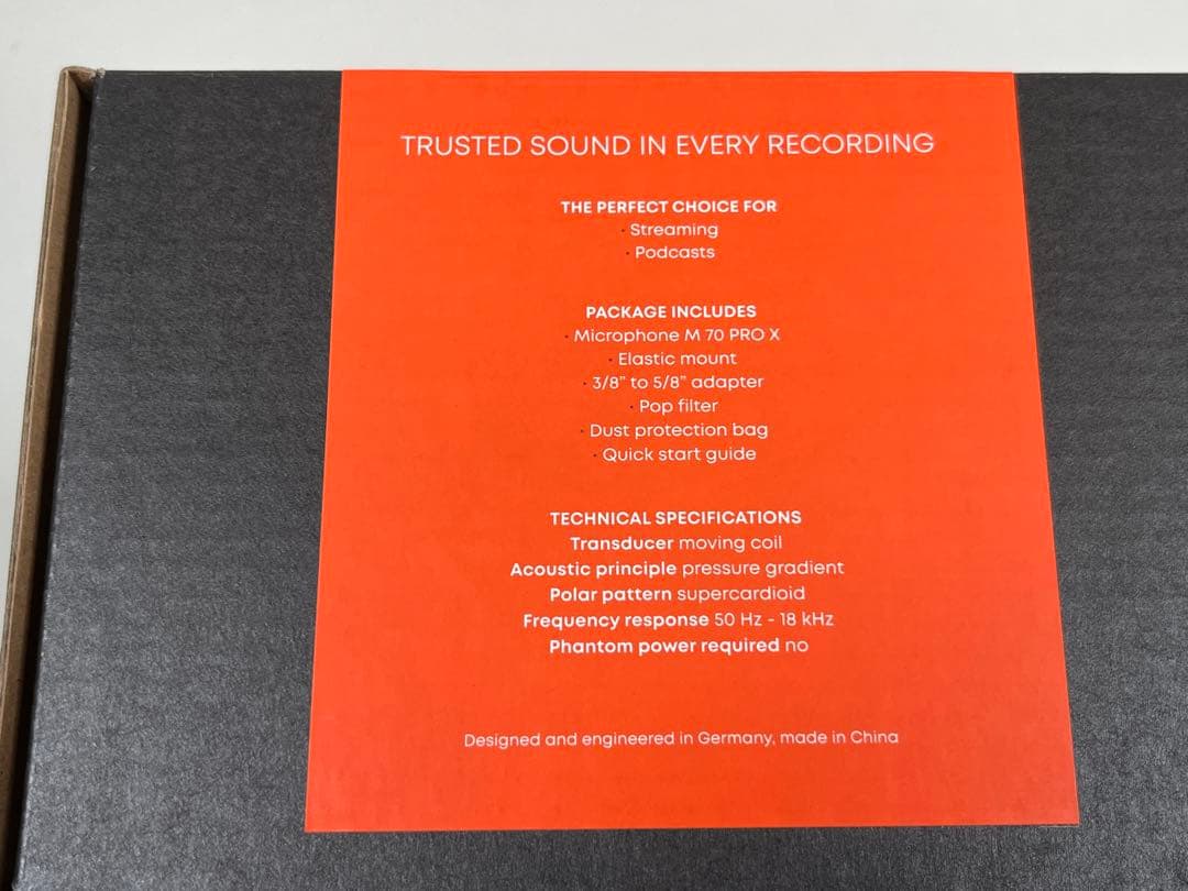 新品 beyerdynamic M 70 PRO X ダイナミックマイク