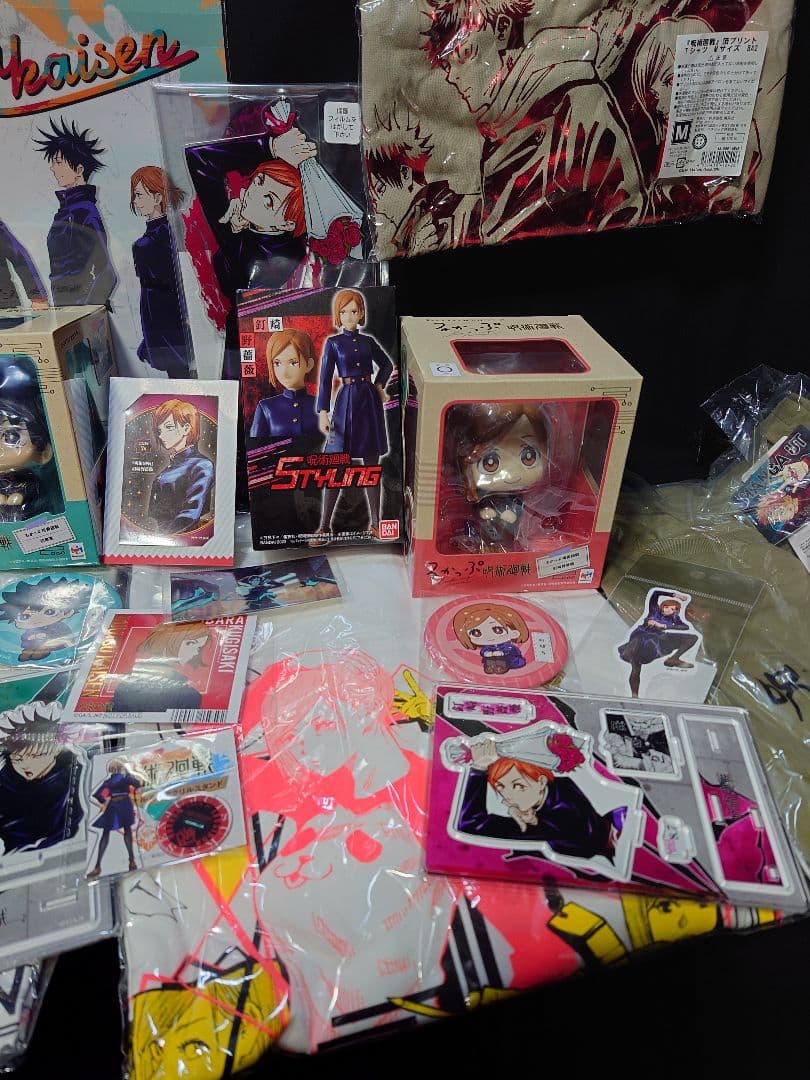 呪術廻戦１年ズ虎杖悠仁&伏黒恵&釘崎野薔薇るかっぷ Tシャツ公式グッズ大量詰合せ