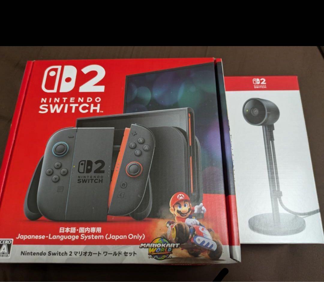Nintendo switch2 本体　マリオカートワールド　　＋　カメラセット
