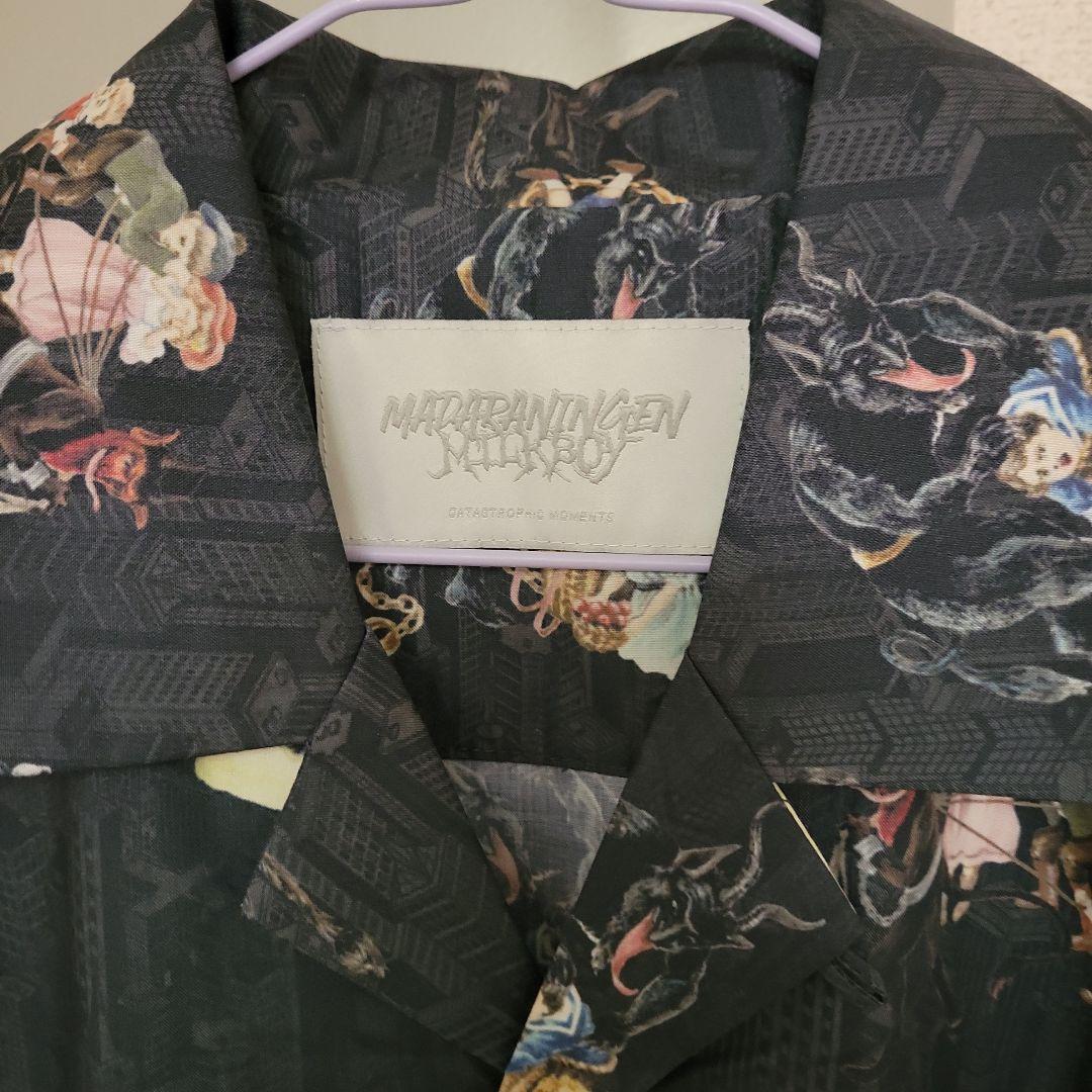 MADARANINGEN✕MILK BOY 悪魔柄シャツ