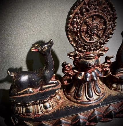 銅器 仏教 法像奉納 古美術 コレクション品 銅製 工芸品 彫刻装飾品置物