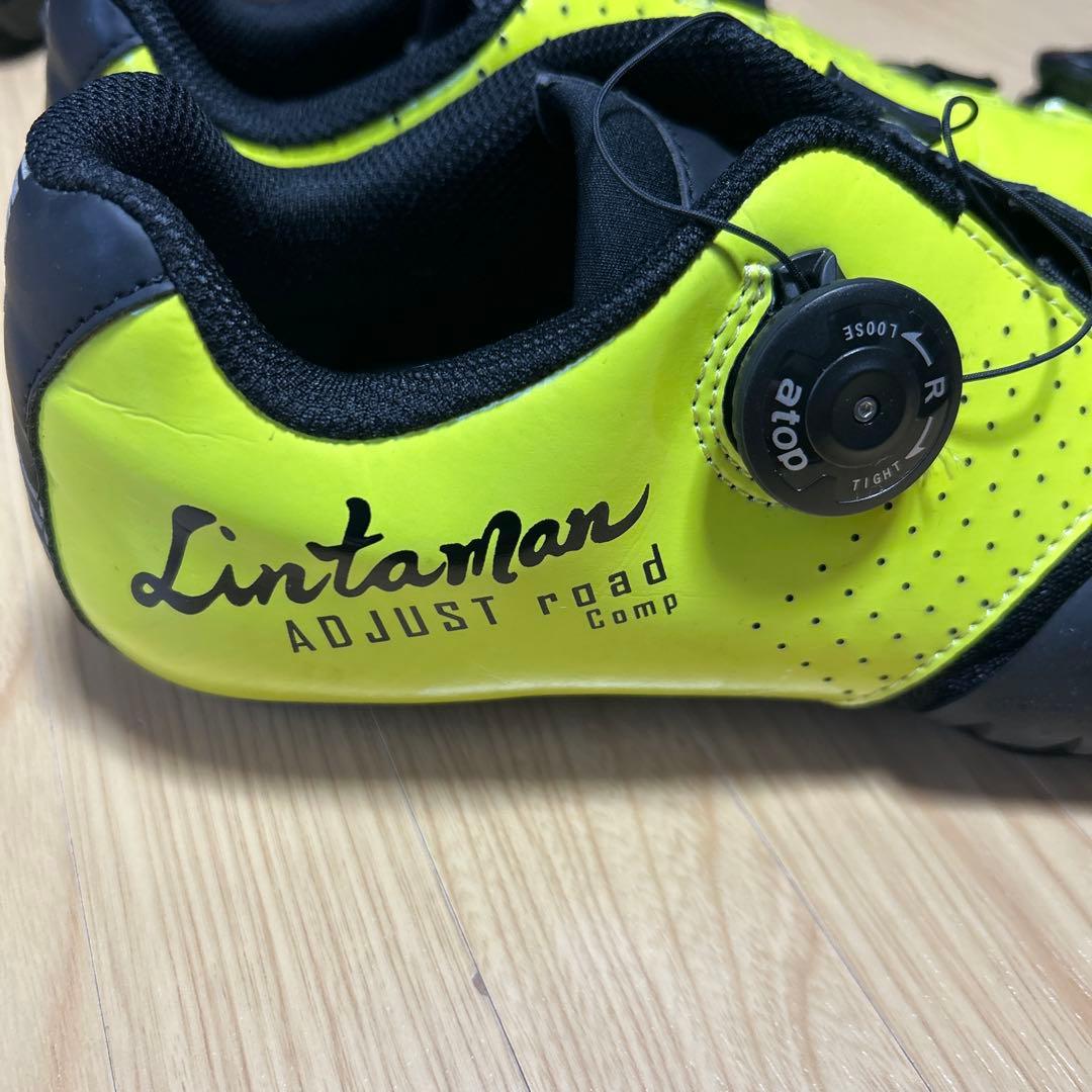 lintaman 蛍光イエロー シューズ EU42 US8