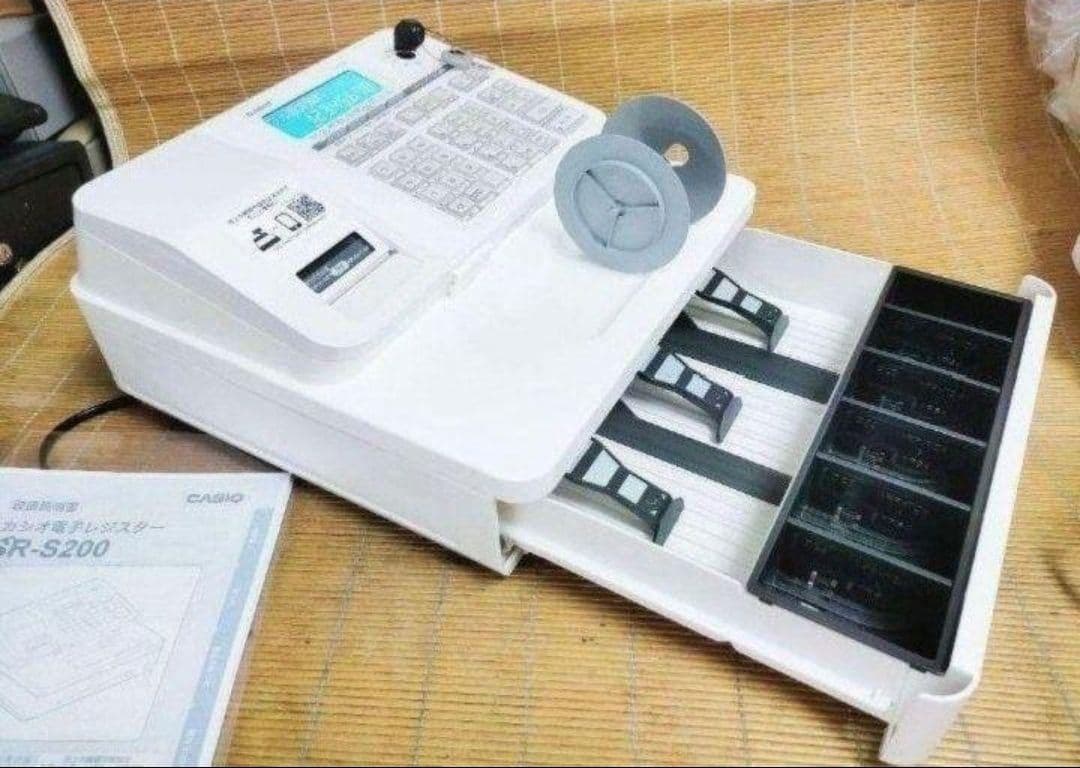 カシオレジスター　SR-S200　最新機種　スマホで設定売上管理　001983