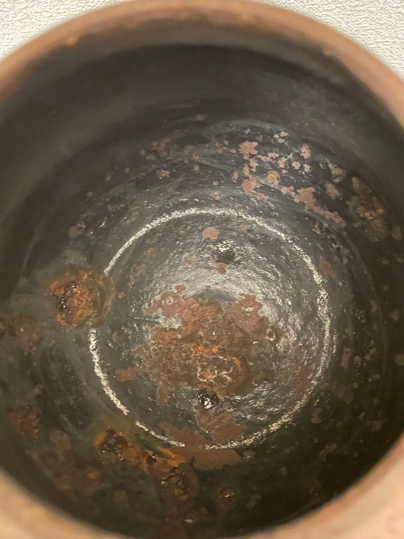 古い羽広鉄瓶　古道具　柳宗悦　民藝