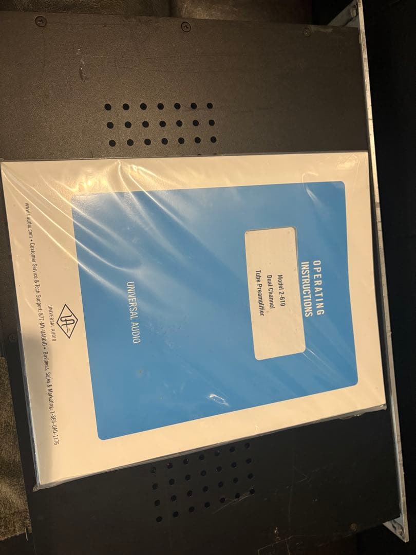 Universal Audio 2-610S 真空管マイクプリアンプ