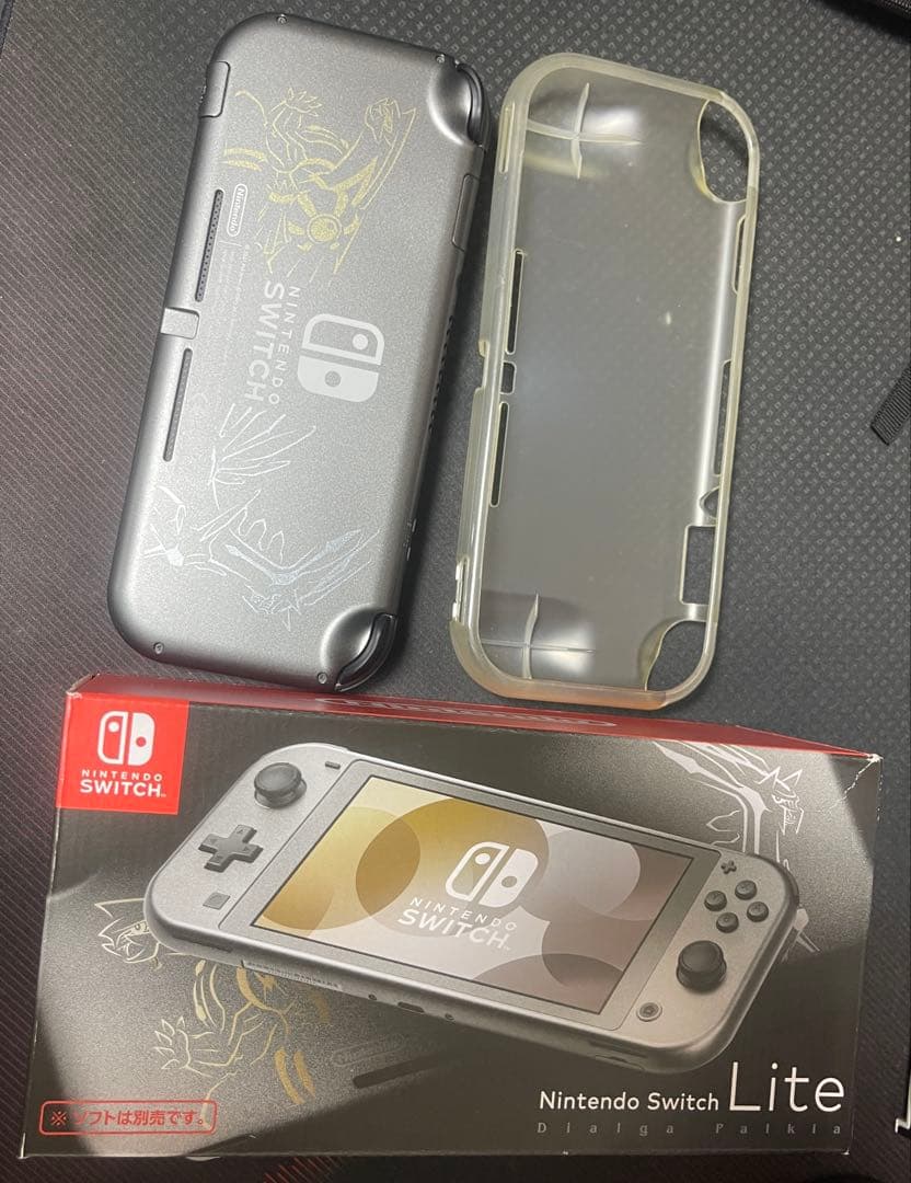 Switch Lite グレー ディアルガ　パルキア　充電器あり