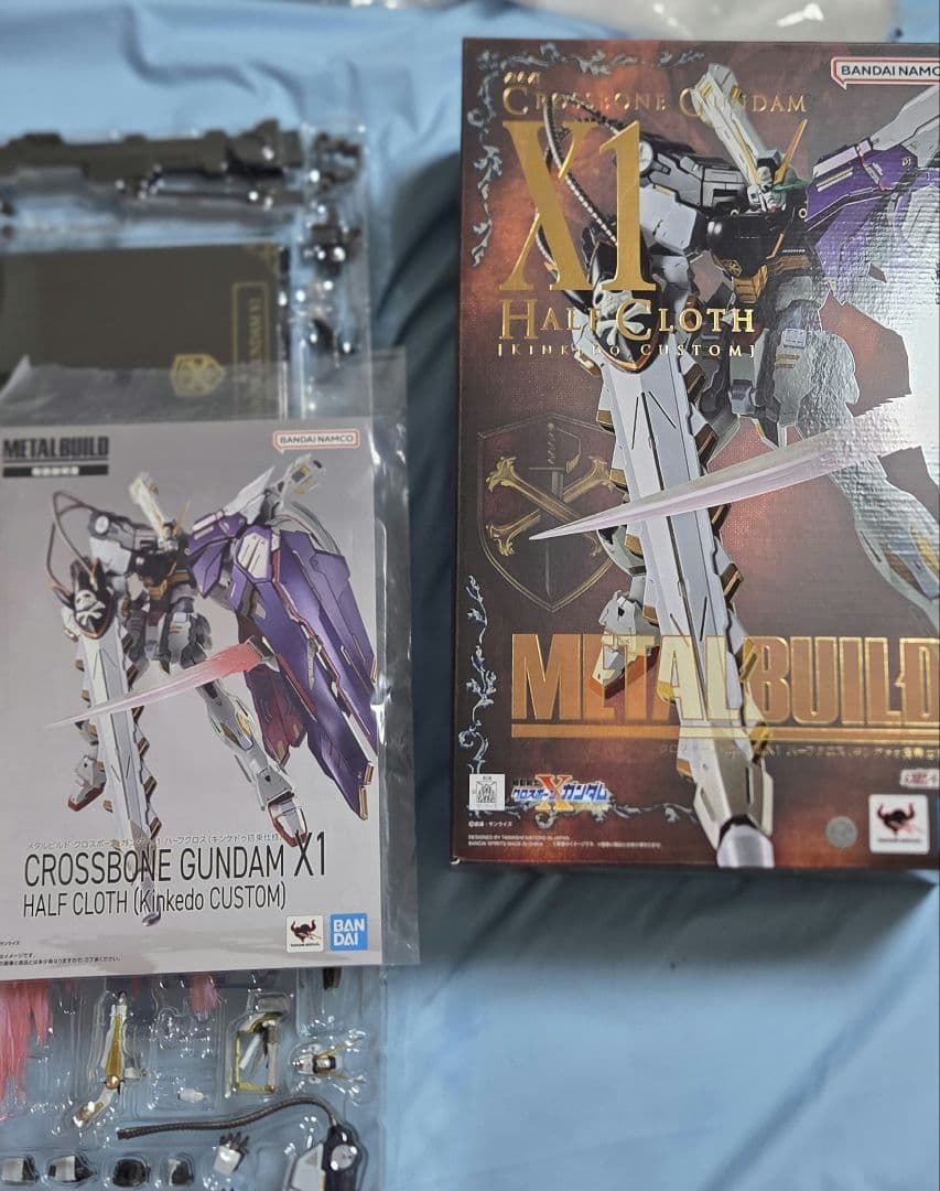 開封品　輸送箱つき　L BUILDクロスボーン・ガンダムX1ハーフクロス