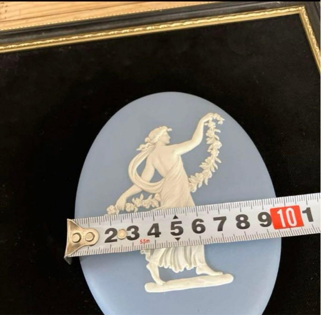 ウェッジウッド　ジャスパー　メダリオン陶板　ブローチ付き