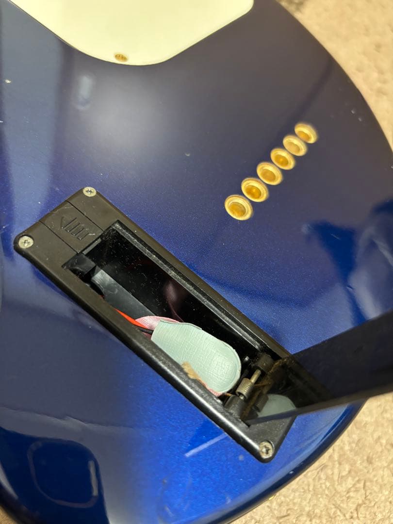 FERNANDES フェルナンデス ZO-3 メタリックブルー　ソフトケース付き