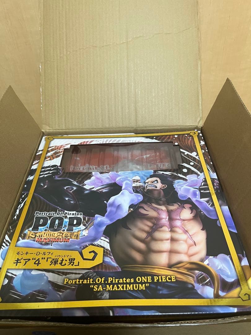 【開封美品】P.O.P MAXIMUM ルフィ　ギア4 弾む男(バウンドマン)