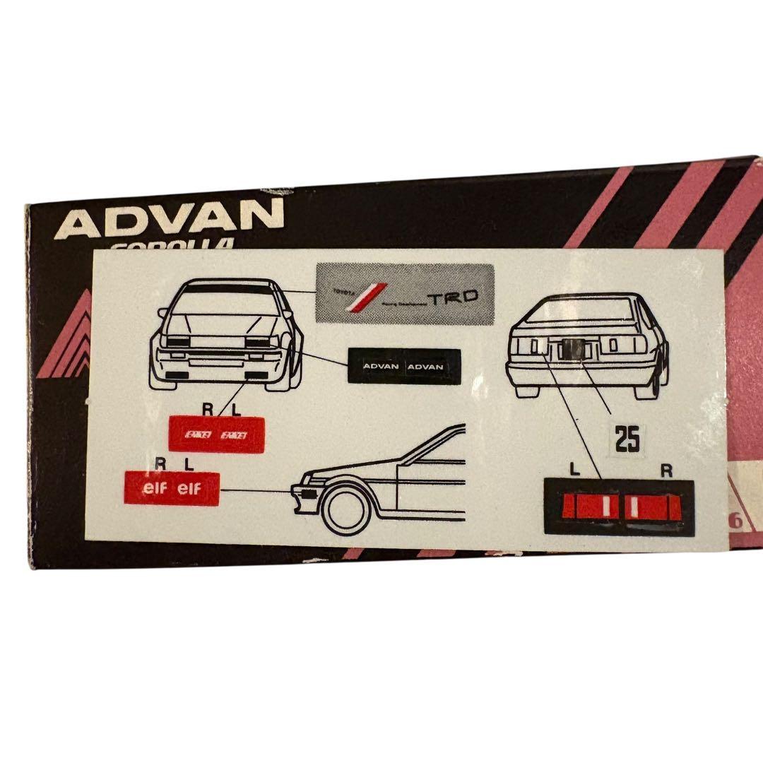絶版　アイアイアド特注　トミカ AE86レビン ADVAN&TRAMPIO