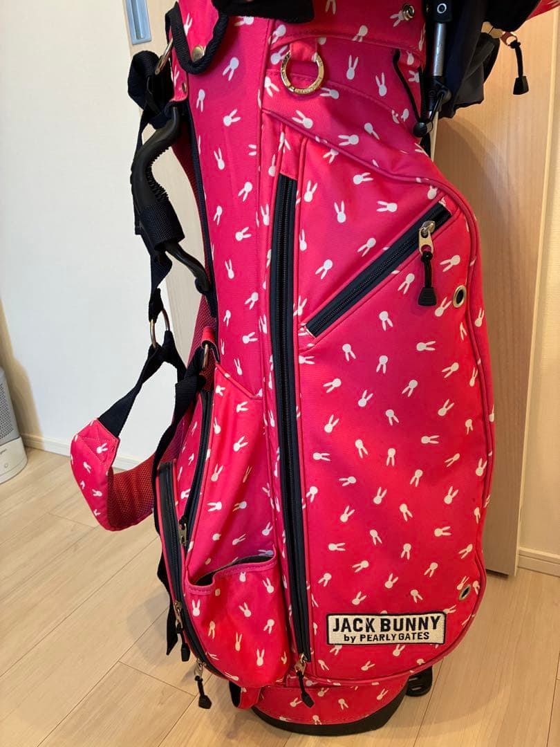 JACK BUNNY ピンク ゴルフバッグ