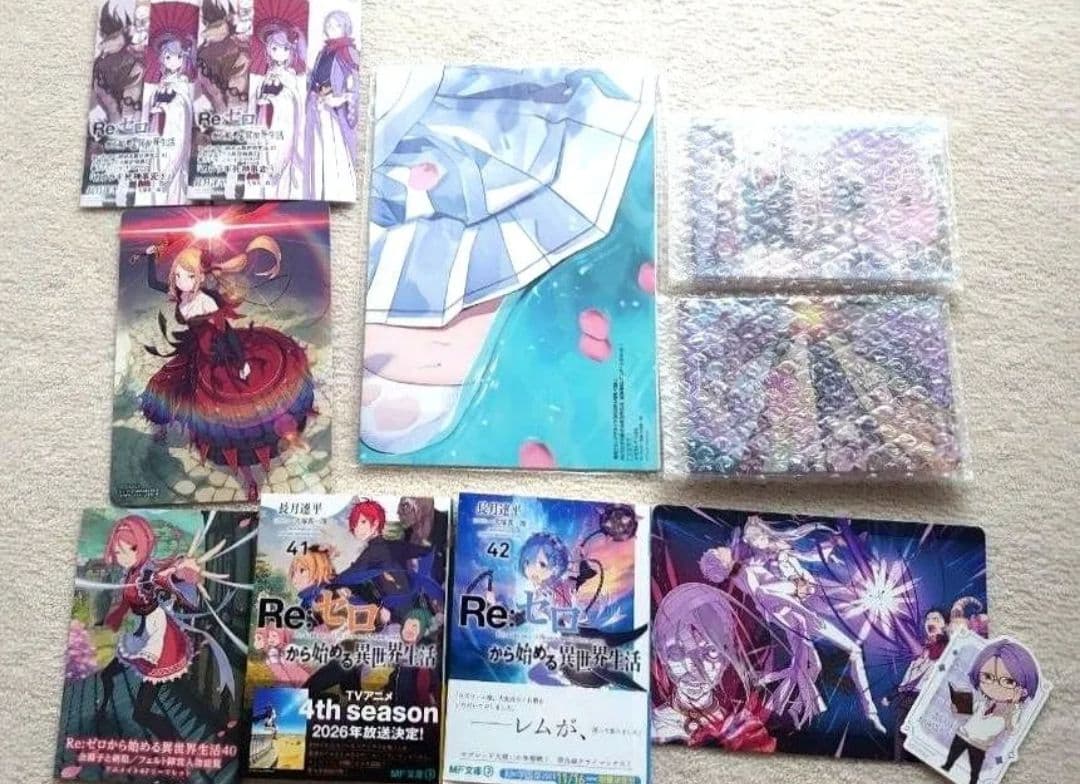 Re:ゼロから始める異世界生活 計63冊　全巻　他グッズ