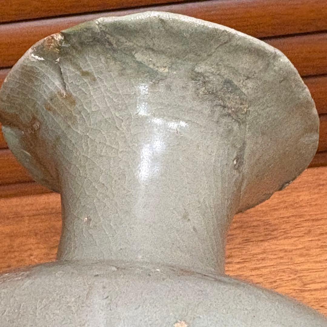 宋時代　中国青磁　中国から持って帰った希少な壺