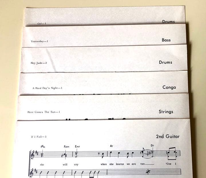 1975年シンコーミュージック発売Beatlesバンドスコア超貴重な“初版本”