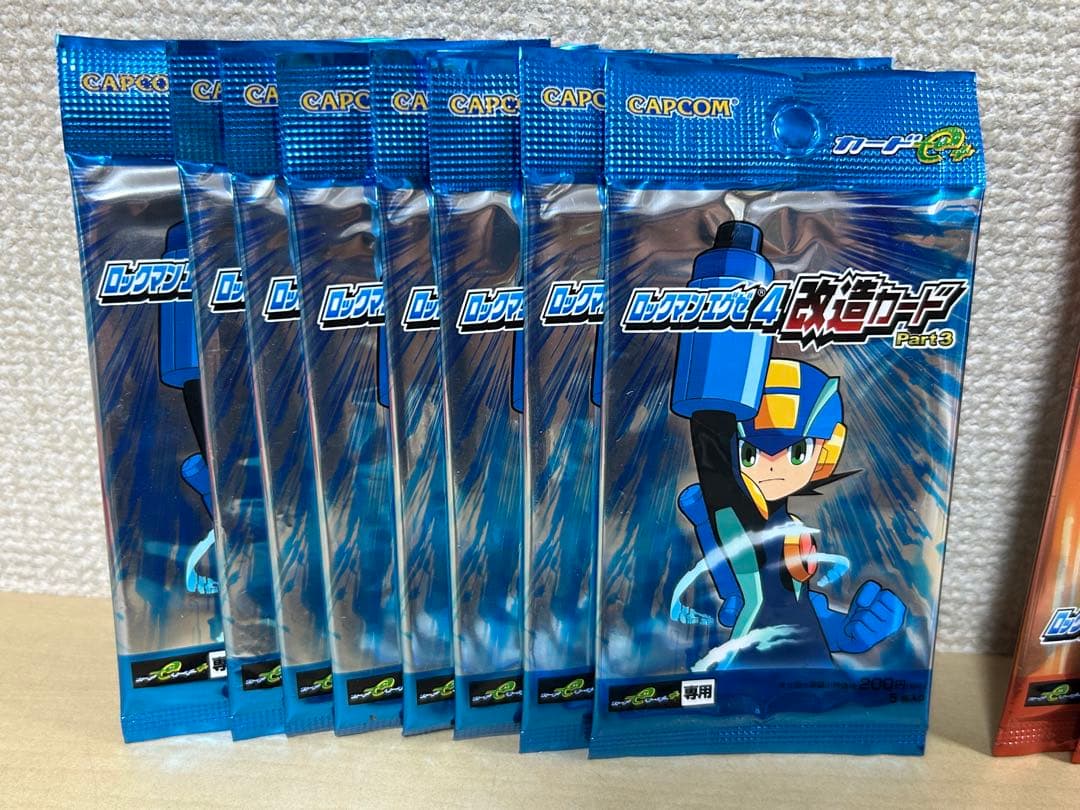 ロックマンエグゼ　改造カード　ブースターパック　3種23パック　未開封