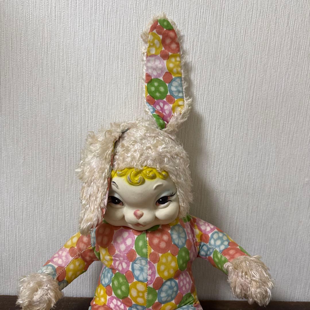 ラシュトン　うさぎ　バニー　ラバーフェイス　はビンテージ