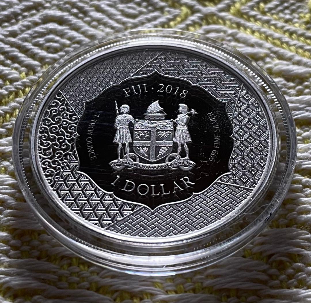 2018年（新品・カラー）平清盛・浮世絵 1オンス銀貨