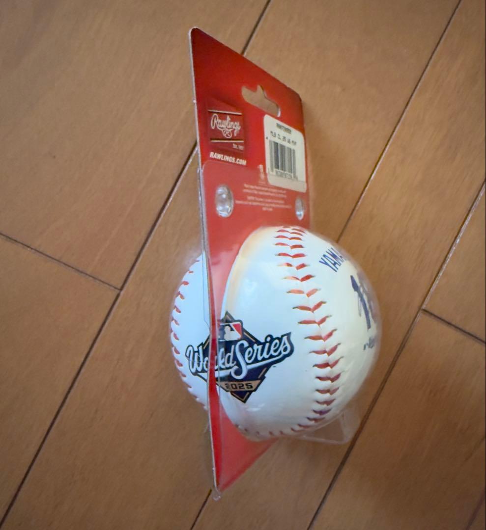 山本由伸 ワールドシリーズ 2025 MVP記念ボール ドジャース MLB