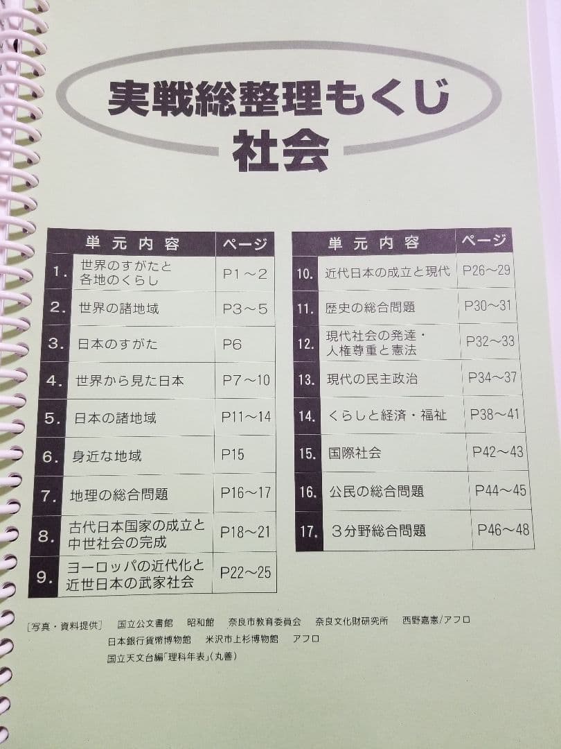 テスト対策ワーク