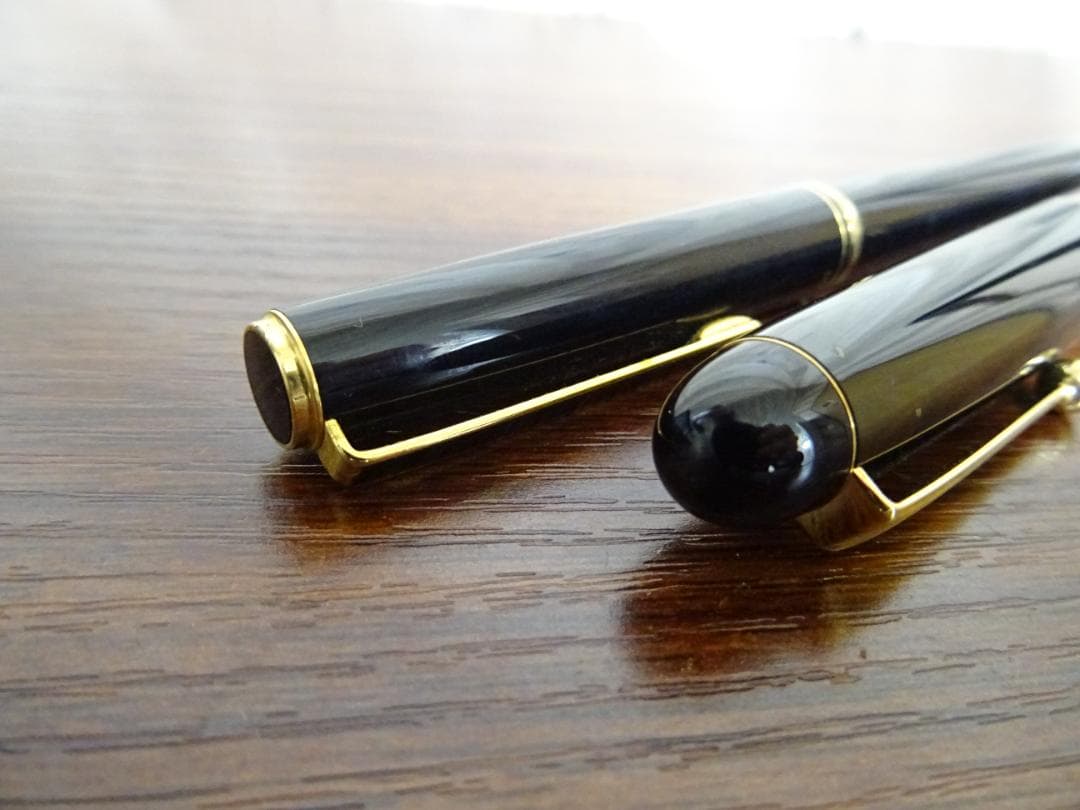 し*ん様 東004 PILOT 万年筆 2本 セット ペン先 14K-585