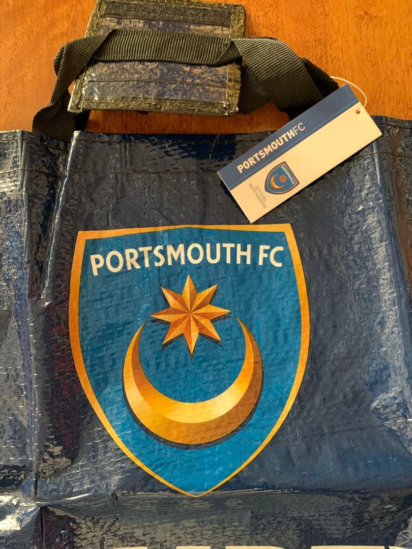 入手不可能！Portsmouth FC Large Bag 未使用タグ付き