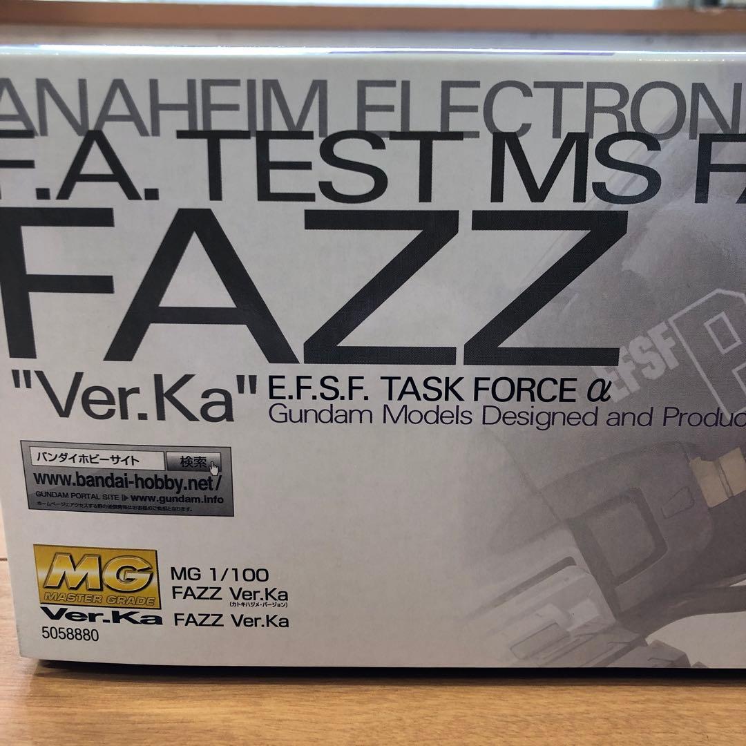 ガンプラ 素組 MG FA-010A FAZZ Ver.Ka1/100
