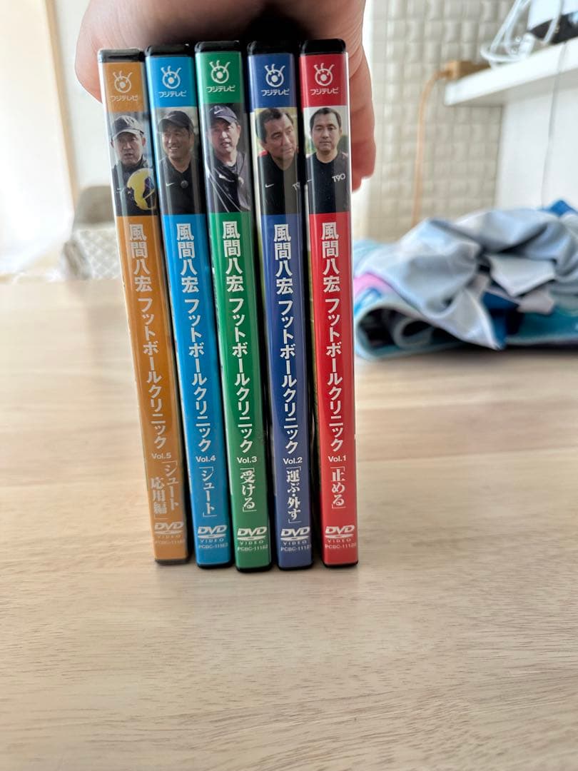 風間八宏 フットボールクリニック DVD 5枚セット