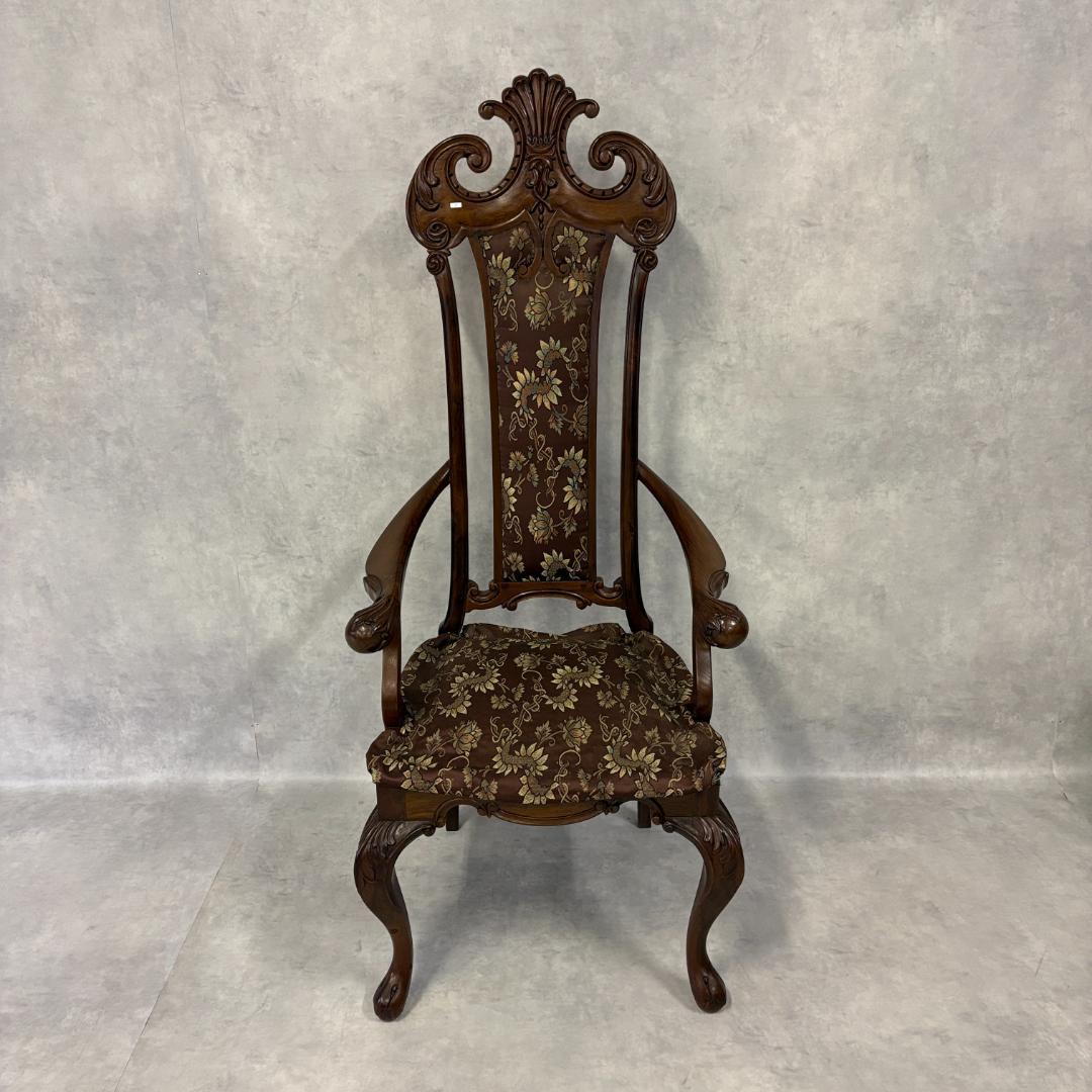 ロココ調 ハイバックアームチェア【A】