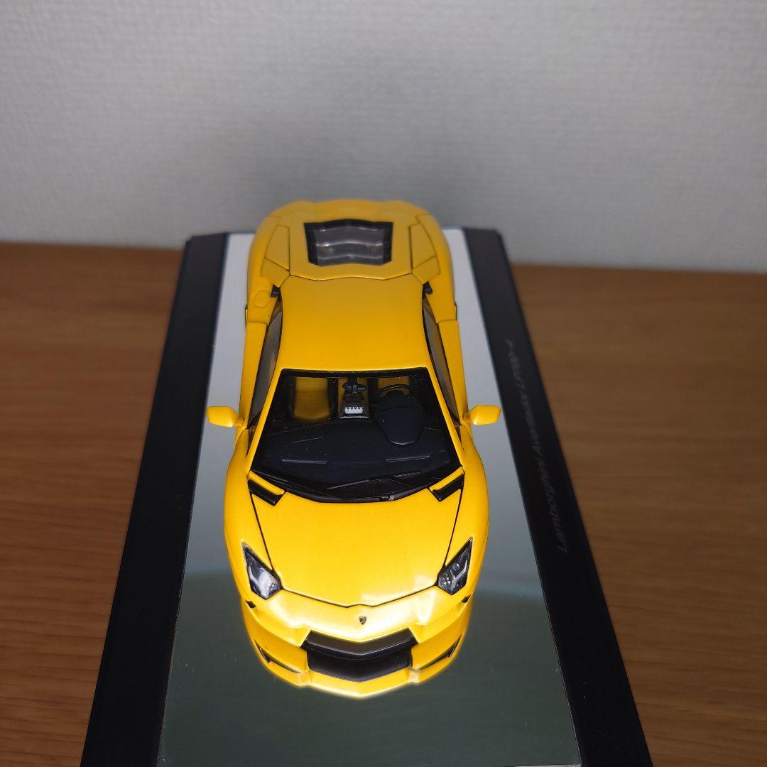 限定品　1/43 オートアート ランボルギーニ アヴェンタドール イエロー