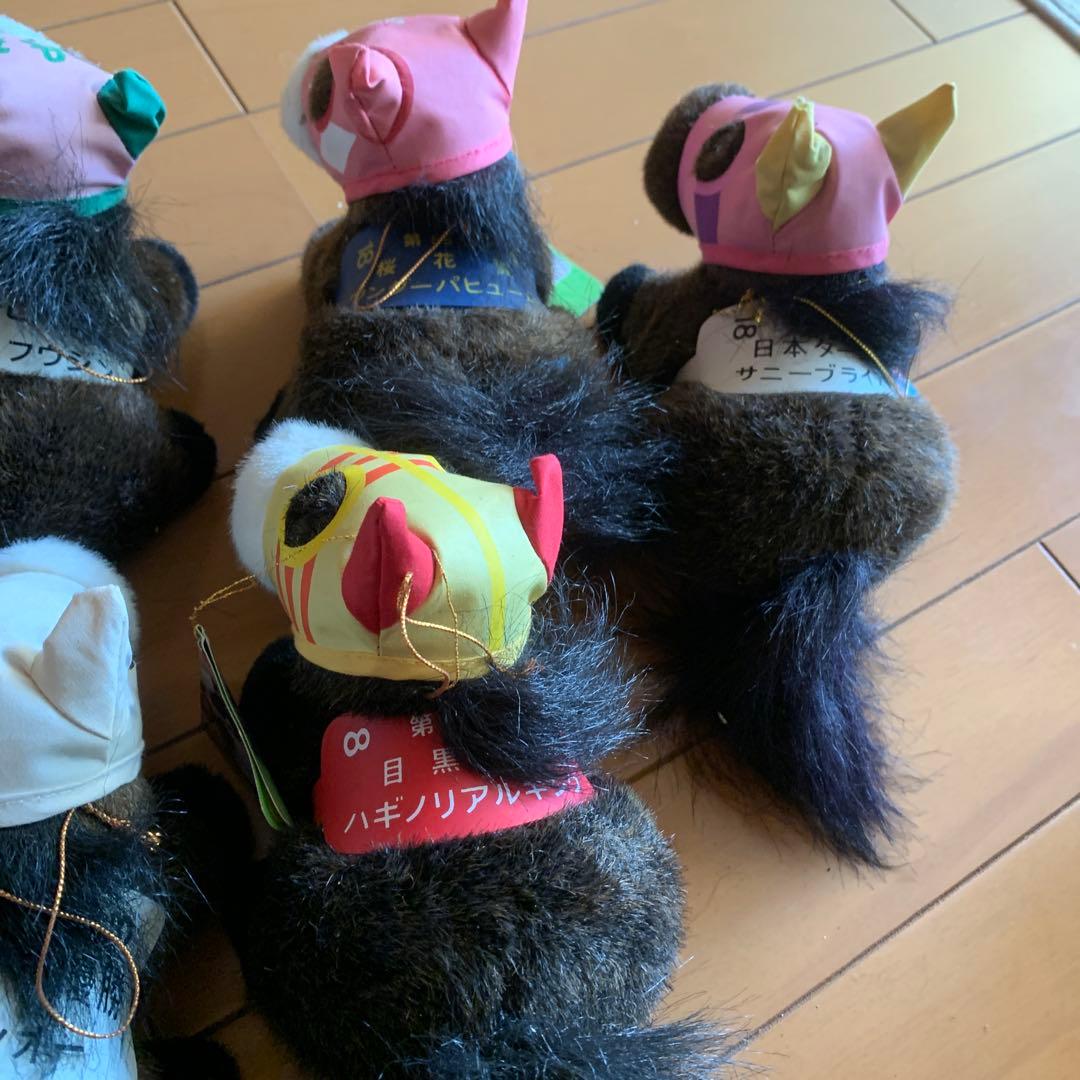 競馬用ぬいぐるみ7馬セット