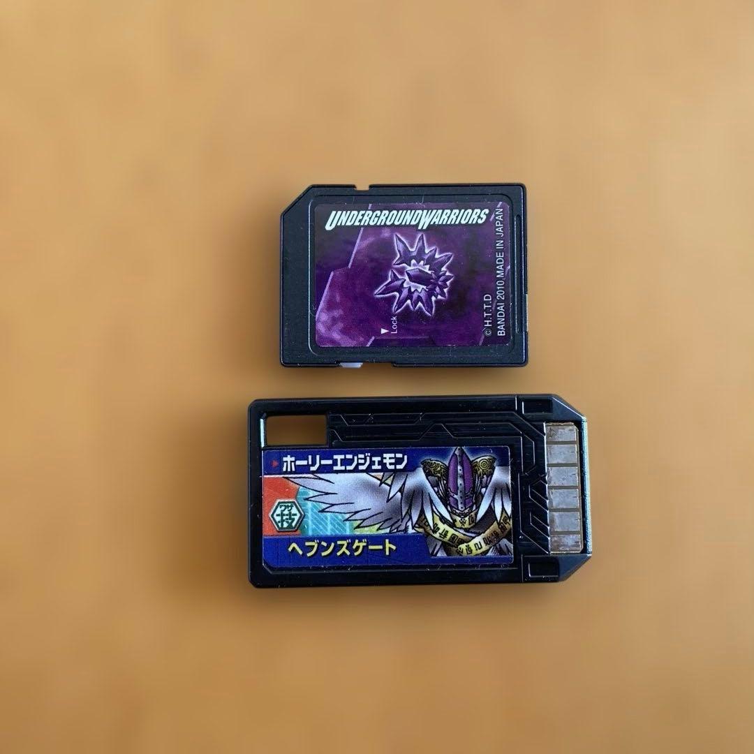 デジモンクロスローダー、コードクラウン、ホーリーエンジェモン3点セット。箱付き