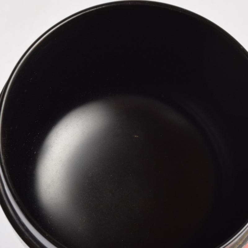 茶道具　輪島塗　荒井喜峰作　藤蒔絵　大棗　共箱　V　9102