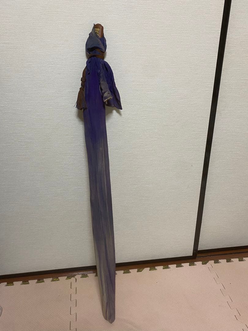 軍刀革鞘付き竹刀日本刀模造刀日本軍指揮官刀全長100cm