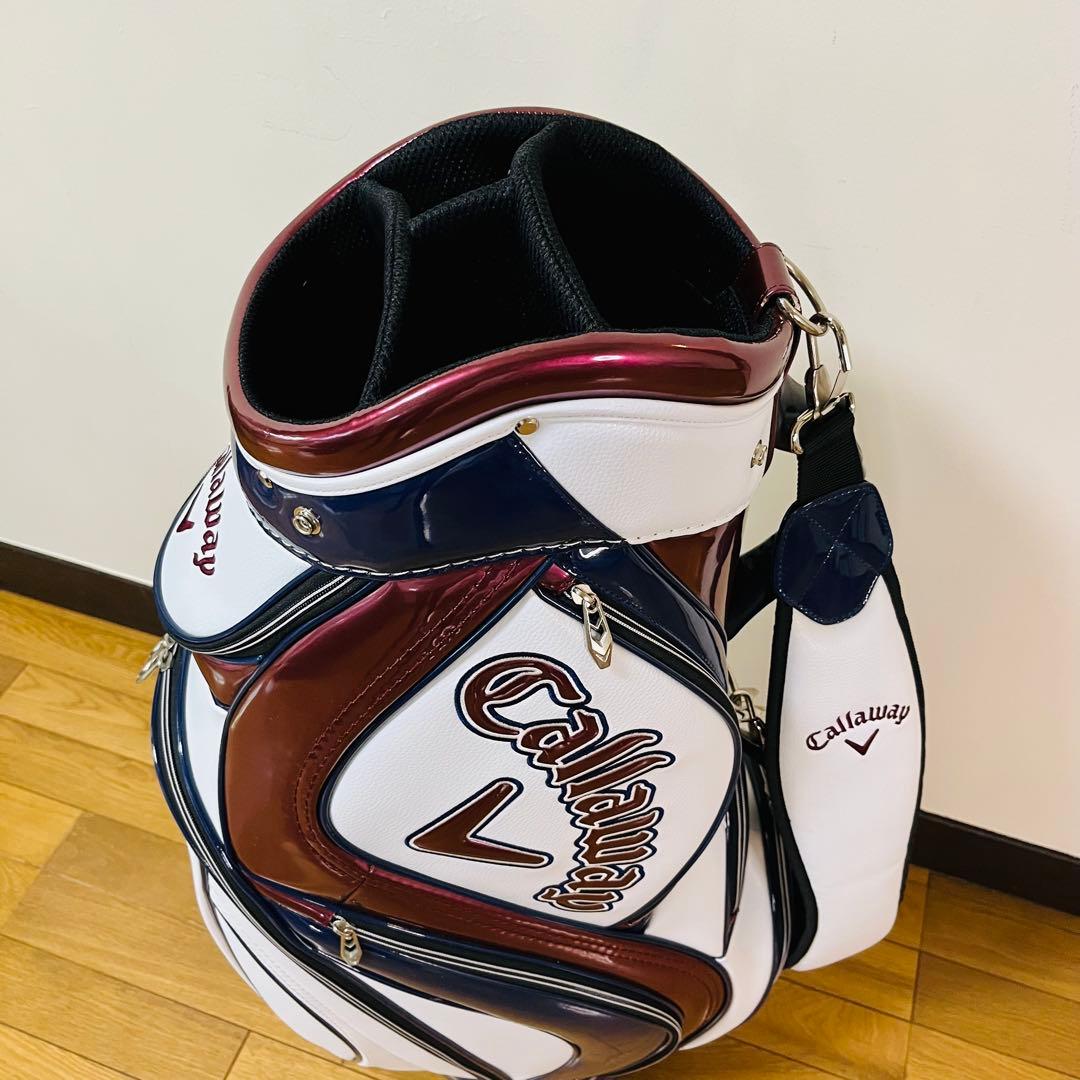 【美品】キャロウェイ　Callaway キャディバック　皮仕様 送料込み