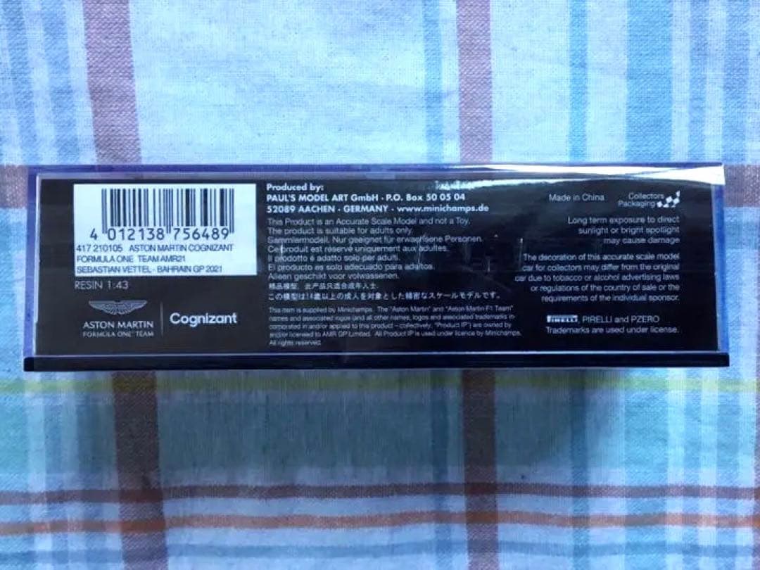 ミニチャンプス 1/43 アストンマーチン AMR21 ベッテル バーレーンGP