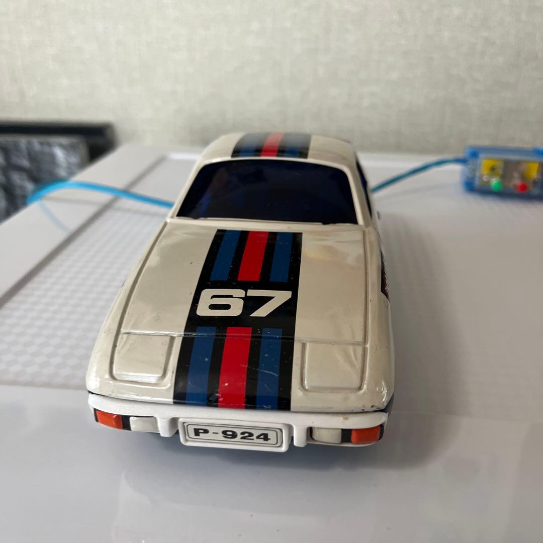 ブリキ　アサヒ　ポルシェリモコンカー　ビンテージ