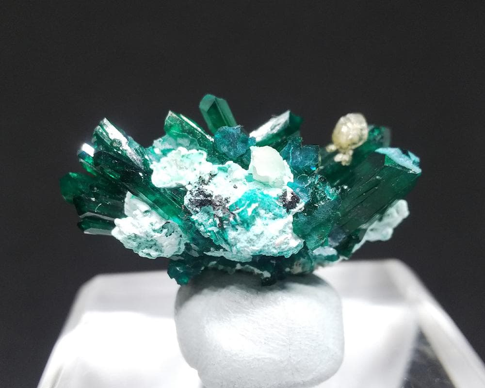 482 ダイオプテーズ 翠銅鉱 クラスター コンゴ産