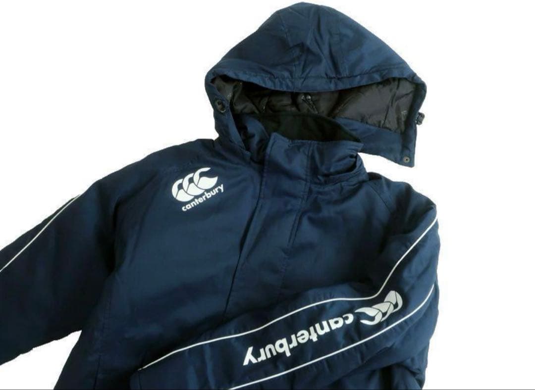 【美品】canterbury カンタベリー ベンチコート L 防寒 保温 防風