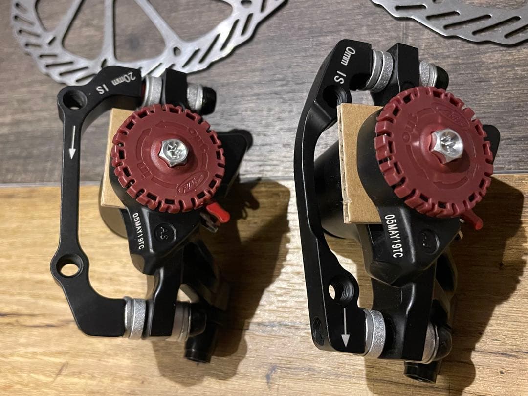 新品未使用 Avid BB5 前後セット　ローター付　surly bluelug