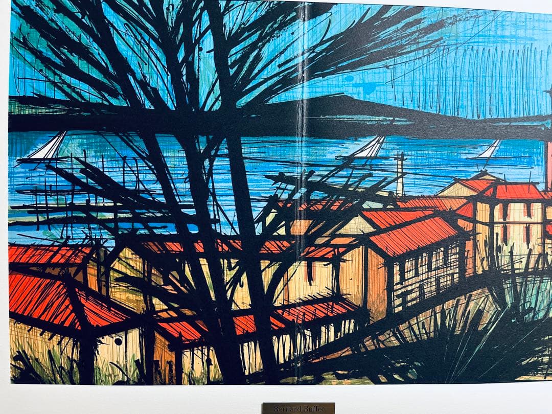 ベルナール・ビュッフェ<小さな海岸> 1979リトグラフ　希少