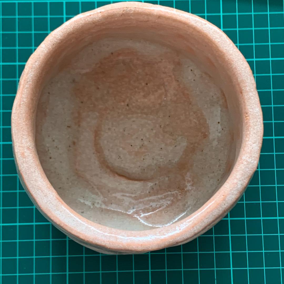 神楽尾焼　田二郎坊　共箱付き　茶道具 抹茶茶碗　手ぬぐい