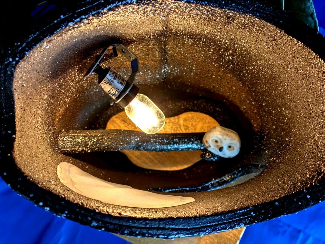 お値下げ❁信楽焼❁梟さんスタンドランプ❁