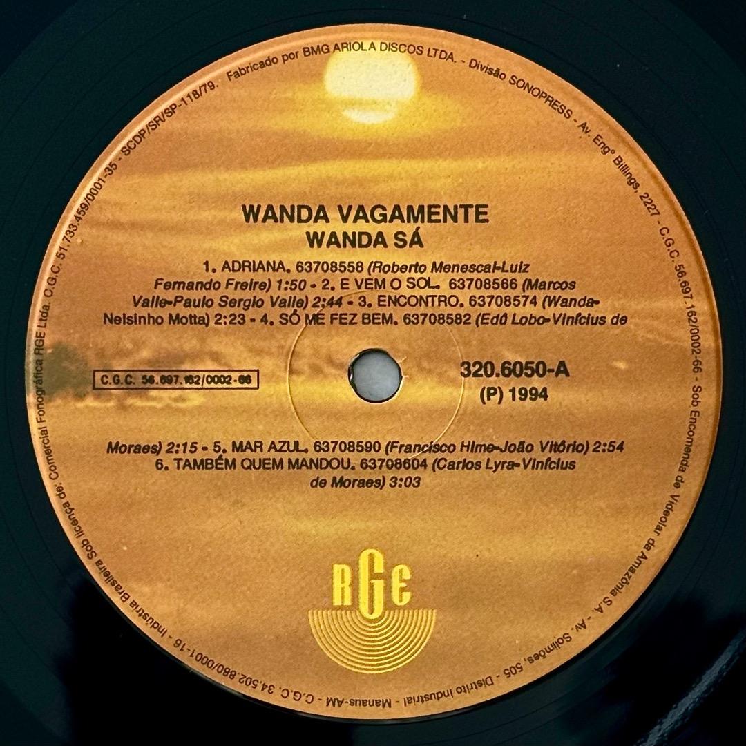 Wanda Sá Wanda Vagamente 1994年 ブラジル盤